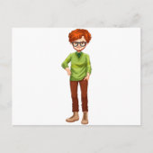 赤毛の男 ポストカード (正面)