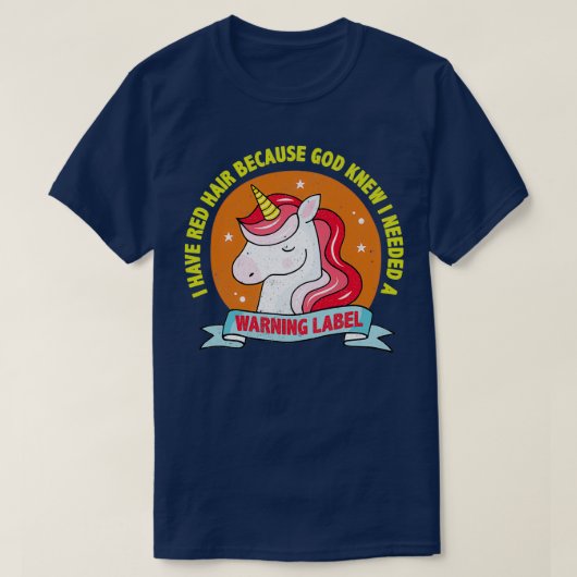 赤毛の神 Tシャツ (デザイン正面)