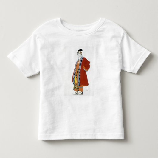 赤毛の老人のための衣装デザイン（コロウ） トドラーTシャツ (正面)