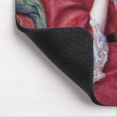 赤毛の若い女は読いい本だ マウスパッド (コーナー)