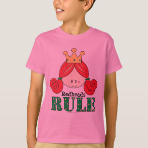赤毛の規則の赤毛のTシャツ Tシャツ