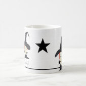 赤毛の魔女、緑の目、星黒 コーヒーマグカップ (中央)