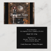 赤毛の魔法使いのファンタジーの名刺 名刺 (正面/裏面)