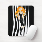 赤毛の マウスパッド (マウス)