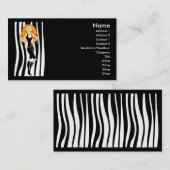 赤毛の 名刺 (正面/裏面)