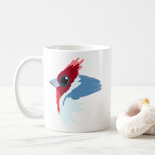 赤毛の（鳥）ショウジョウコウカンチョウ  コーヒーマグカップ