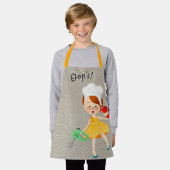 赤毛エプロンの女の子 エプロン (着用した状態)