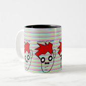 赤毛キャラクターはっきりした: 予測できな & ツートーンマグカップ (正面左)