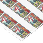 赤毛コニーアイランドマーメイド ショートテーブルランナー (コーナー)