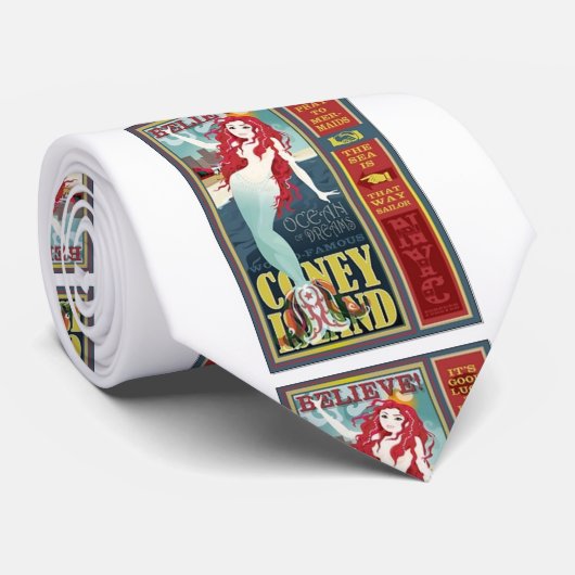 赤毛コニーアイランドマーメイド ネクタイ (ロール)