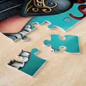 赤毛ストリープンクウーマン ジグソーパズル (側面)