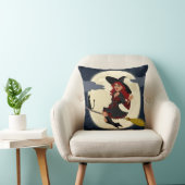 赤毛ハロウィーンの魔女 クッション (椅子)