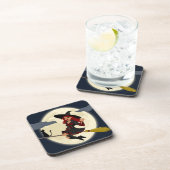 赤毛ハロウィーンの魔女 コースター (右側)