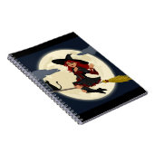 赤毛ハロウィーンの魔女 ノートブック (右側)