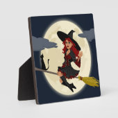 赤毛ハロウィーンの魔女 フォトプラーク (正面)