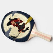 赤毛ハロウィーンの魔女 卓球ラケット (横)
