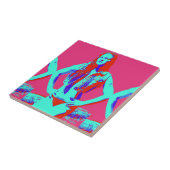 赤毛ビキニ女の子タイル タイル (側面)