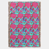 赤毛ビキニ女の子投げ毛布 スローブランケット (正面縦)