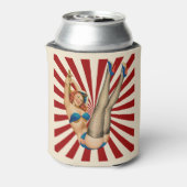 赤毛ピンアップガールレトロサンセット 缶クーラー (缶裏面)