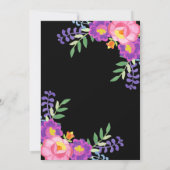 赤毛プリンセスメキシコフローラドレス甘い16 招待状 (裏面)