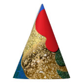 赤毛マーメイドゴールデンシーシェル誕生日パーティー パーティーハット (左)