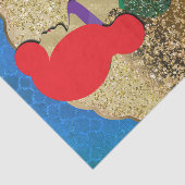 赤毛マーメイドゴールデンシーシェル誕生日パーティー 薄葉紙 (詳細)