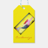 赤毛モザイクマーメイド ギフトタグ (正面)