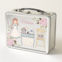 赤毛女子ピンク·フローラ·ブッビクトリアンクスクール