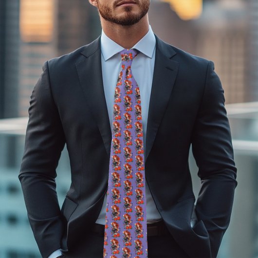 赤毛女性タトゥー ネクタイ