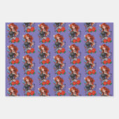 赤毛女性タトゥー ラッピングペーパーシート (正面2)