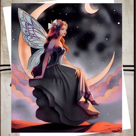 赤毛水色ムーンフェアリーカード カード