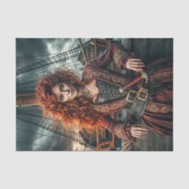 赤毛海賊 | ストーミーシーズのアートワークの切り離し 薄葉紙