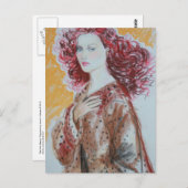 赤毛美しい葉書 ポストカード (正面/裏面)