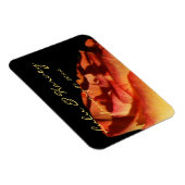 赤毛黄結婚バラ マグネット (右側)