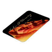 赤毛黄結婚バラ マグネット (左側)