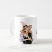 赤毛黒猫ハロウィン コーヒーマグカップ (正面左)
