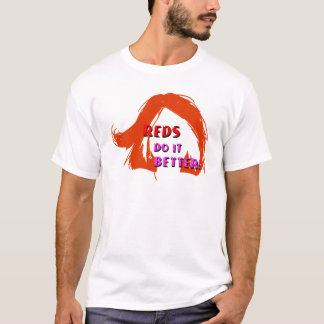 赤毛(オレンジ)それはよくします Tシャツ