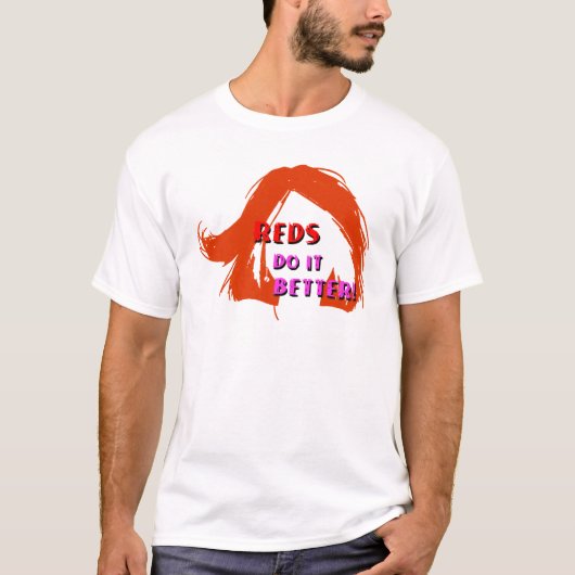赤毛(オレンジ)それはよくします Tシャツ (正面)