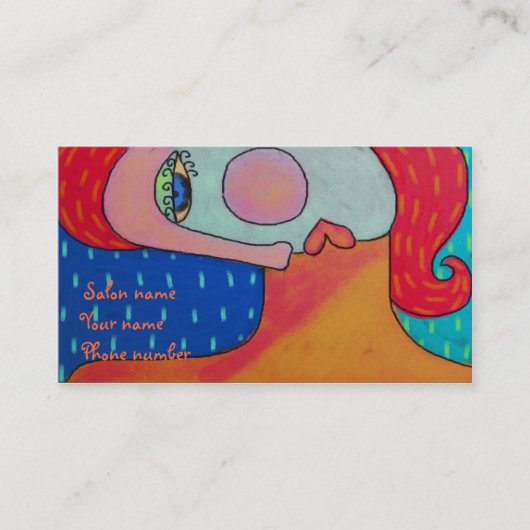 赤毛 予約カード (正面)