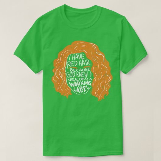 赤毛 Tシャツ (デザイン正面)