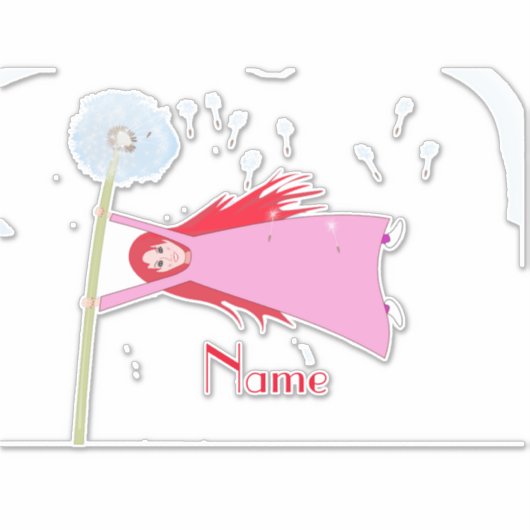 赤毛Dandelion Girl Thunder_Cove シール (正面)