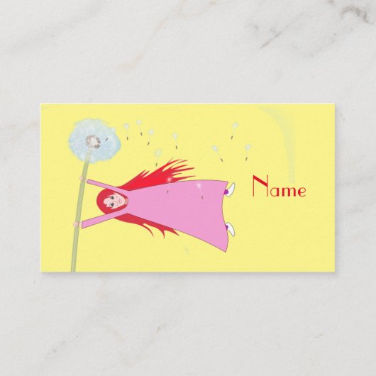 赤毛Dandelion Girl Thunder_Cove 名刺 (裏面)