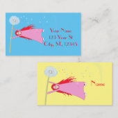 赤毛Dandelion Girl Thunder_Cove 名刺 (正面/裏面)