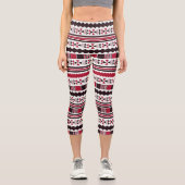 赤民族アステカ カプリレギンス (正面)