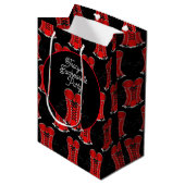 赤気のあるそぶりをしたコルセット ミディアムペーパーバッグ (正面アングル)