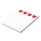 赤水カラーハート ノートパッド (回転)