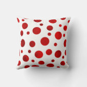 赤水カラー水玉模様 クッション (裏面)