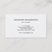 赤水モダン色(ばちゃばちゃ)跳ねるプロフェッショナル 名刺 (裏面)