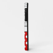 赤水玉模様ライトゼブラ印刷iPhone 5ケース Case-Mate iPhoneケース (裏面/左)