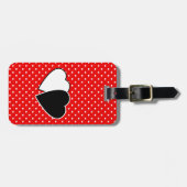 赤水玉模様 ラゲッジタグ (正面横)